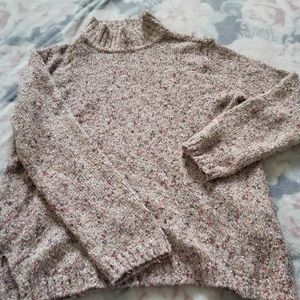 Wool high neck sweater